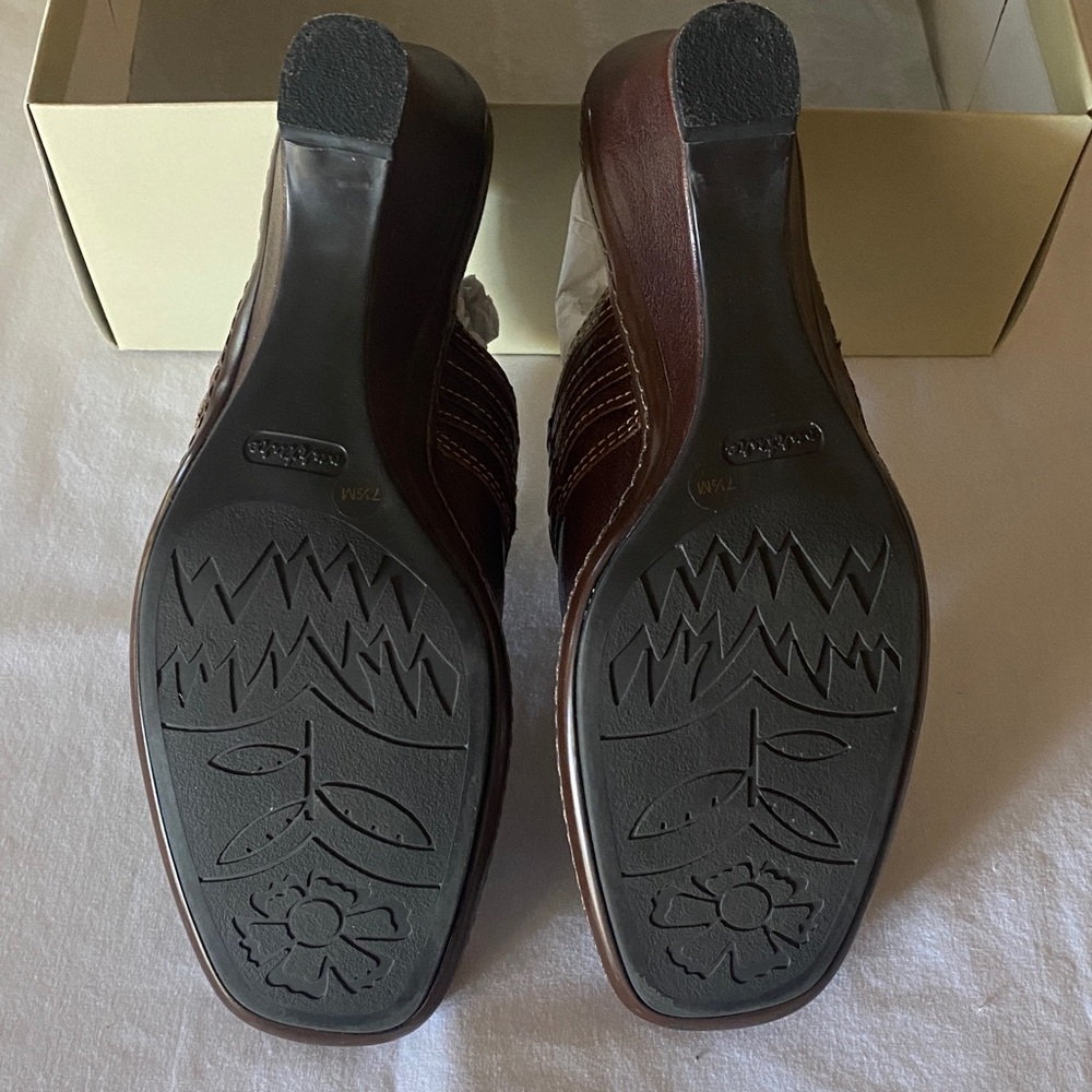 Vintage Leather Mules - Size 7.5 - Picture 7 of 7